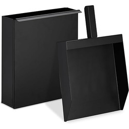 Relaxdays Kosz na popiół z łopatą, pojemnik