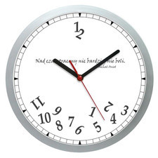 Zegar ścienny plastik czas stracony