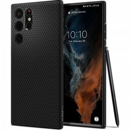 Spigen Etui Liquid Air Galaxy S22 Ultra, czarne