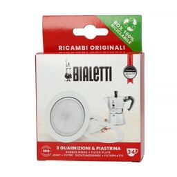 Bialetti - uszczelki do kawiarek aluminiowych 3/4 tz