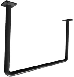 Małpiszon, drążek do podciągania sufitowy czarny