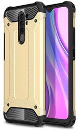 Hybrid Armor etui do Xiaomi Redmi 9 złote