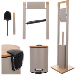 Zestaw łazienkowy Guise stojak na papier toaletowy