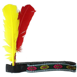 Opaska Indianina z 2 piórkami - 1 szt.