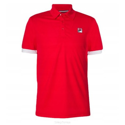 Koszulka tenisowa Fila Polo Marc czerwona XXL