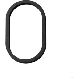 Numer domu duża cyfra 0 Aluminium