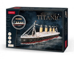 Puzzle 3D DANTE Titanic LED 266 elementów