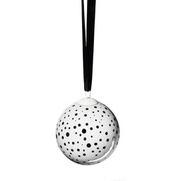 ASA bombka bożonarodzeniowa, porcelana, biała, 8 x 8