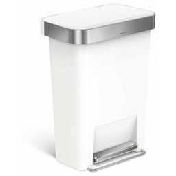 Simplehuman Pojemnik na pedały 45 l, biały, biały