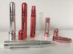 Prazdny Flakonik wielokrotnego użytku, 10ml - cerveny