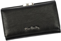 Elegancki Skórzany damski portfel Pierre Cardin