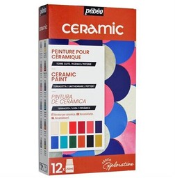 Farby do cermiki Pebeo Explorer 12x20ml