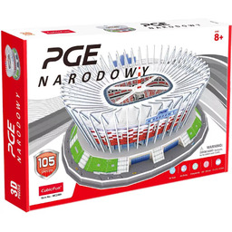 Puzzle 3D Stadion PGE Narodowy (105 el.) CubicFun