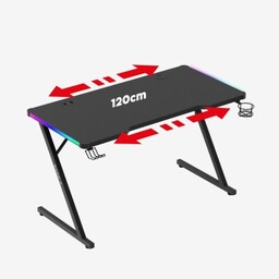Huzaro Biurko gamingowe Hero 2.5 RGB Black 120
