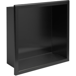 Rea PÓŁKA WNĘKOWA ŁAZIENKOWA 30x30 czarny mat