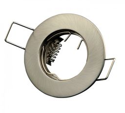 Oprawa okrągła stała, MR11 odlew satyna