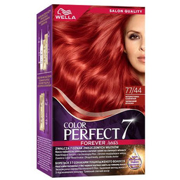 Wella Color Perfect 7, farba do włosów, 77/44
