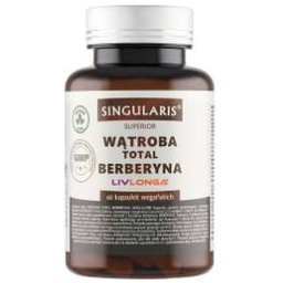 SINGULARIS Wątroba Total Berberyna, 60 kaps. KRÓTKA DATA