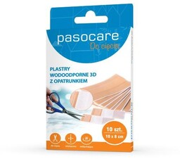 Pasocare Do cięcia Plastry wodoodporne 3D z opatrunkiem