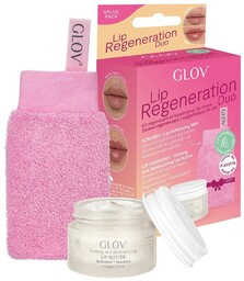 Lip Regeneration Duo zestaw rękawica do peelingu ust