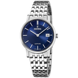 Festina, Zegarek damski, Swiss Made, F20019/2, srebrny