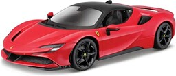 Burago- May Cheong GROUP-BBURAGO-1/18 Ferrari SIGNATURE-SF90 Stradale-Red-Pojazd dziecięcy