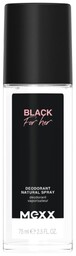 MEXX Dezodorant naturalny spray Black for Her 75