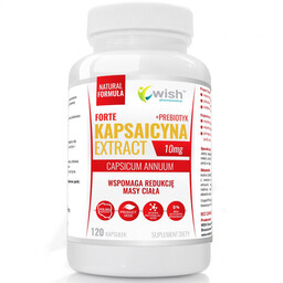 Wish Kapsaicyna Forte Extract 10 mg + Prebiotyk,