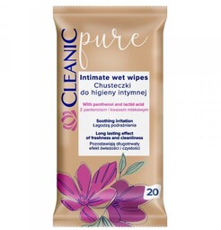 CLEANIC Chusteczki do higieny intymnej Pure 1op.-20szt