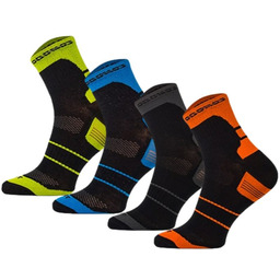 Comodo Zestaw 4 PAR skarpet sportowych Run&Bike QUARTER-