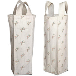 Bonamaison Bawełniana torba na wino z nadrukiem cyfrowym,