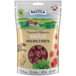 BALTICA Królik malina z miętą 100g przysmaki treningowe