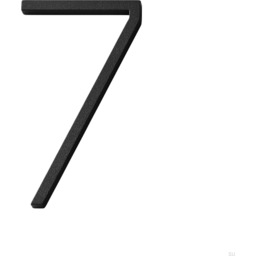 Numer domu duża cyfra 7 Aluminium
