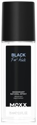 MEXX Dezodorant naturalny spray Black for Him 75