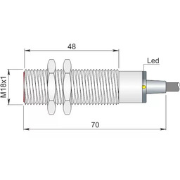 Czujnik indukcyjny 18 mm SI18-C5 PNP NC LC5