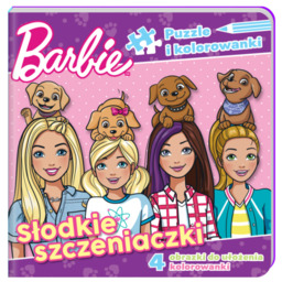 Barbie Puzzle i kolorowanki Słodkie szczeniaczki