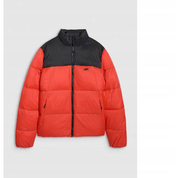 4F KURTKA PUCHOWA MĘSKA M601 CZERWONA L
