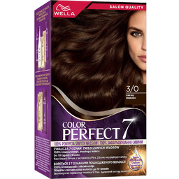 Wella Color Perfect 7, farba do włosów, 3/0