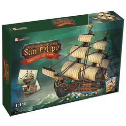 Puzzle 3D Żaglowiec The Spanish Armada San Felipe