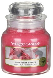 Yankee Candle Roseberry Sorbet, Vonná Świeczka 104g