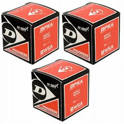 Piłka Do Squasha Squash Dunlop Progress 3 Sztuki