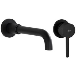 Bateria umywalkowa podtynkowa box Rea Lungo Long czarny