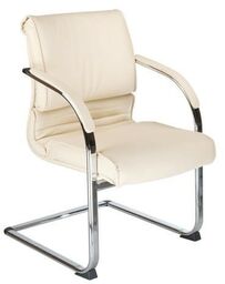 Bs fotel konferencyjny corpocomfort bx-3339b kremowy