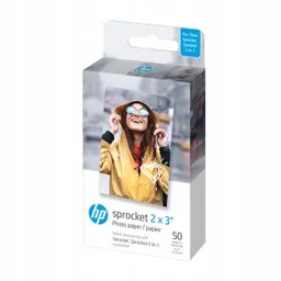 HP Premium ZINK Paper 2x3" 50szt Biały Wkład