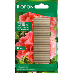 Pałeczki nawozowe do roślin osłabionych chorobami Biopon BROS