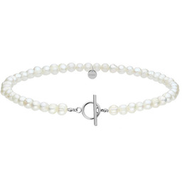 Choker z pereł hodowlanych naszyjnik z zapięciem toggle