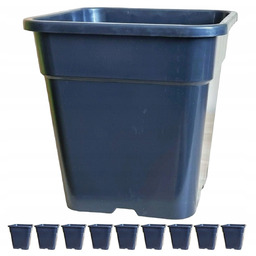 Doniczki produkcyjne kwadratowe wysokie DonKwiat HS25 25L 33cm