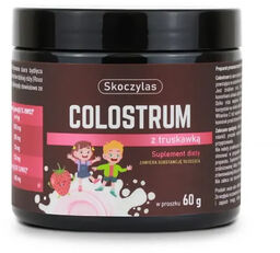 Skoczylas Colostrum z truskawką, dla dzieci od 3