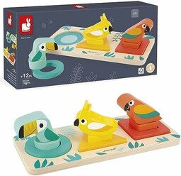 Janod - Moje pierwsze kształty Tropik  zabawka