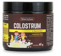Skoczylas Colostrum z bananem, dla dzieci od 3